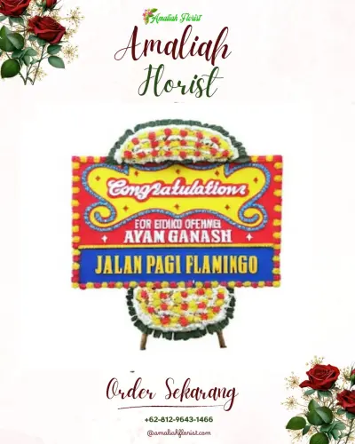 Bunga Papan Congratulation di Dampyak